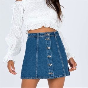 PRINCESS POLLY DENIM SKIRT